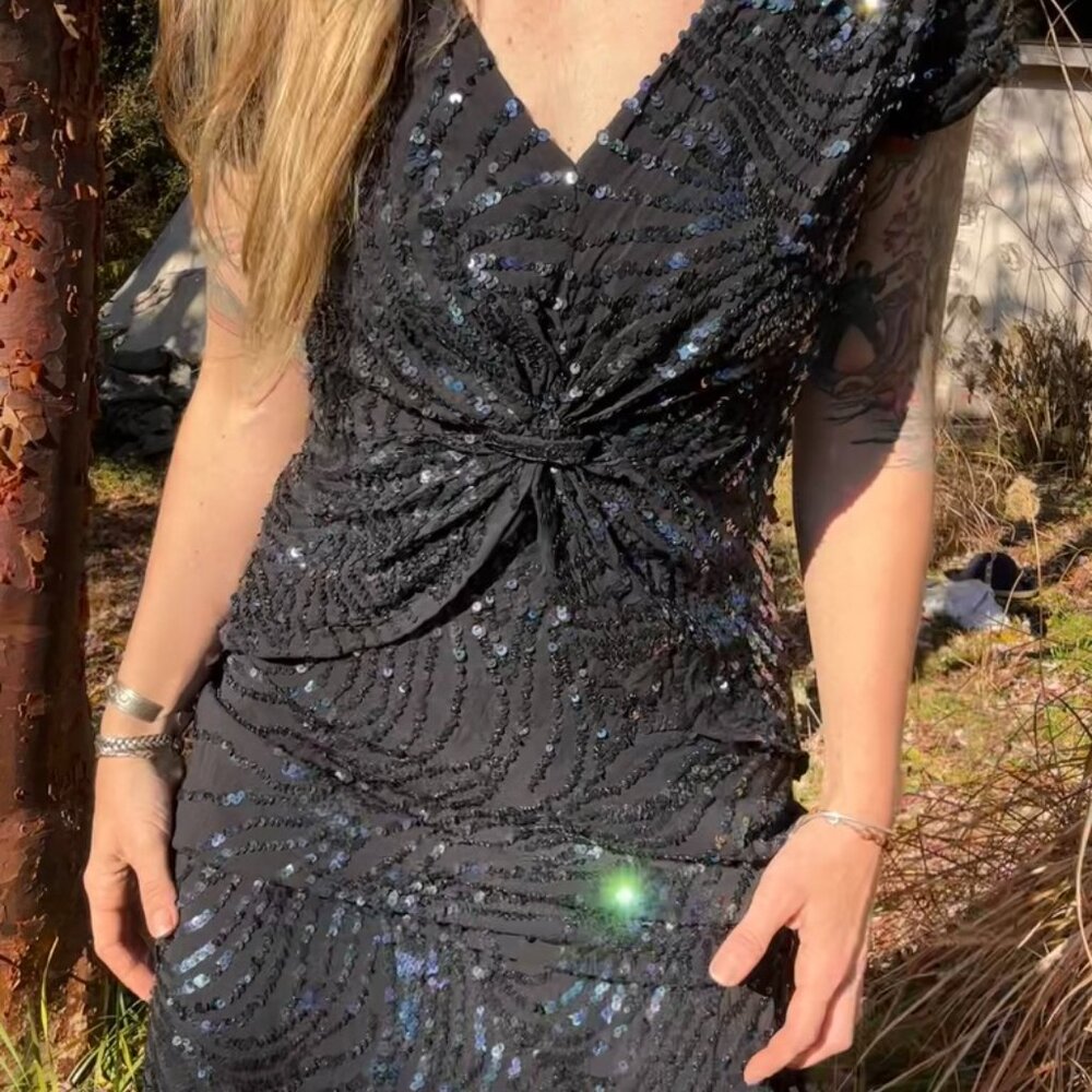 Nicole Miller Sequin Gown